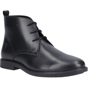 Hush Puppies Tate Senior Leather Boys's Black Boots