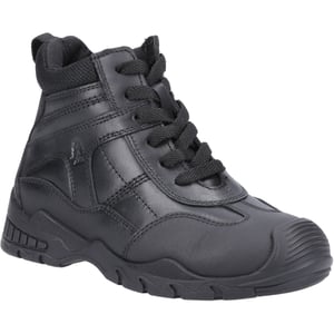 Hush Puppies Titus JNR Leather Boys's Black Boots