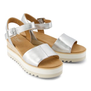 TOMS Diana Läder Kvinna Silver Klackar