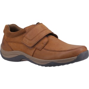 Hush Puppies Douglas läder herr tan nubuck moccassins skor