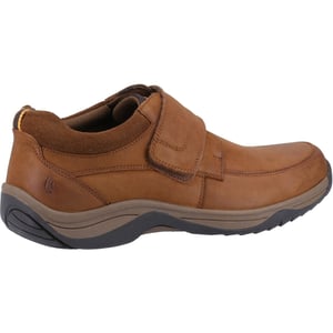 Hush Puppies Douglas läder herr tan nubuck moccassins skor
