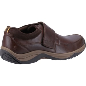 Hush Puppies Douglas Läder Herr Kaffe Mockasiner Skor