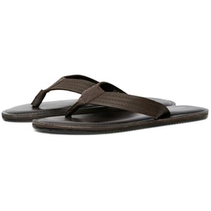Jack & Jones Washton Leren Heren Bruine Stone Slippers