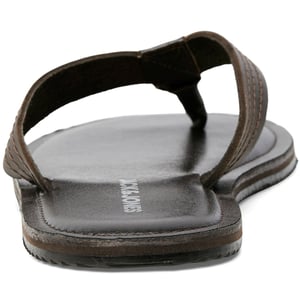 Jack & Jones Washton Leren Heren Bruine Stone Slippers