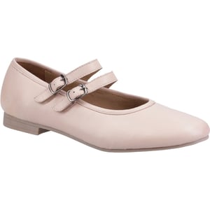 Hush Puppies Nancy Mary Jane Läder Dam Blush Lågskor