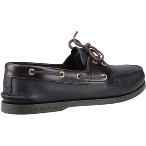 Sperry Authentic 2 Eye Leather Herrskor Amaretto/Black Båtskor
