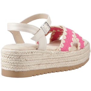 Hush Puppies Jemma Espadrille Polyurethaan Dames Fuchsia Sandalen