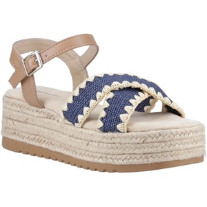 Hush Puppies Jemma Espadrille Polyurethaan Dames Marineblauwe Sandalen