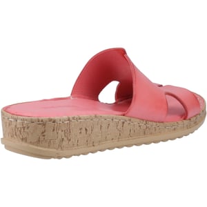 Hush Puppies Eloise Leren Dames Koraal Sandalen