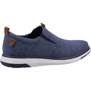 Hush Puppies Benny Canvas Herrnavy Loafers
