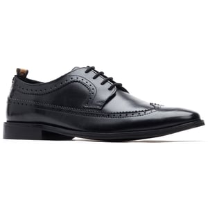 Base London Havisham Läder Svarta Herrskor Brogues