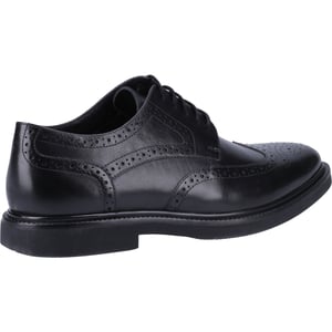 Hush Puppies Kingston Läder Herr Svarta Brogues Skor