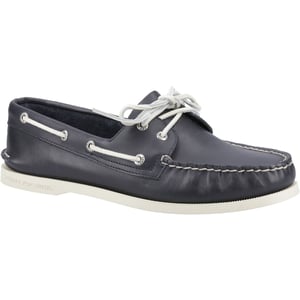 Sperry Authentic 2 Öga Läder Herr Marinblå Båtskor