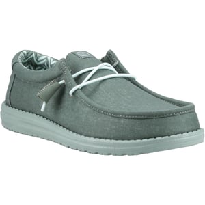 HEYDUDE Wally Canvas 100% Katoen Heren Eend Groen/IJsberg Groen Mokassins Schoenen