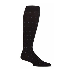 1 Pack Mens 18 mmHg Graduated Compression Flight Socks for DVT