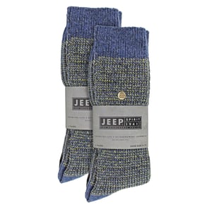 4 Pack Mens Cotton Dress Socks | Spirit Square Knit Socks