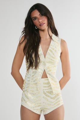 Zebra Hotfix Tailored Vest