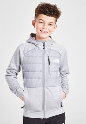 The North Face Boys Mittellegi Hooded Jacket In Grey