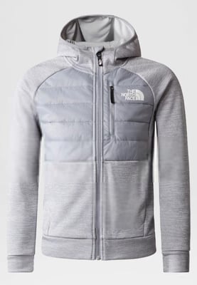 The North Face Boys Mittellegi Hooded Jacket In Grey
