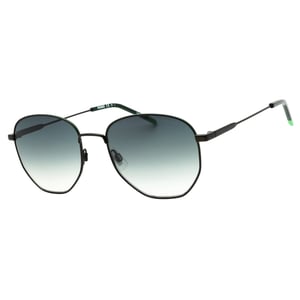 Hugo Boss Green Shaded Lensed Matte Black Framed Sunglasses