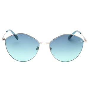 Calvin Klein Blå Gradient Lensed Silver Solglasögon