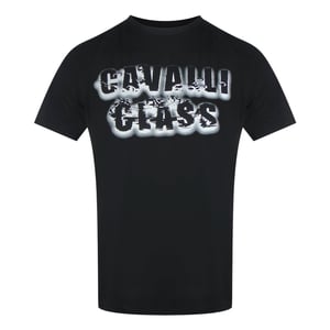Cavalli Class Smoke Bold Logo Black T-shirt
