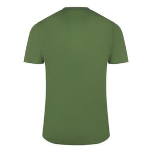 Cavalli Class Tiger Floral Logo Military Green T-shirt