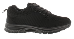 Focus Junior Boys Trainers Knitted Tamlin J Lace Up black