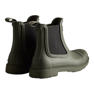 Hunter Commando Heren Regenlaarzen Donker Olijf Van Rubber