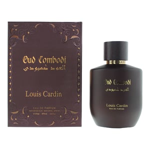 Louis Cardin Oud Cambodi Eau de Parfum 100ml Spray for Him