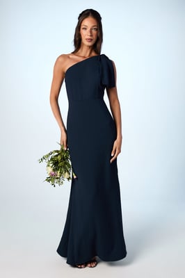 Coast Honoured Bow One Shoulder Maxi Bridesmaid Dress