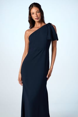 Coast Honoured Bow One Shoulder Maxi Bridesmaid Dress