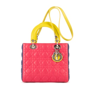 Medium Lady Dior Zip Medium Shoulder Bag