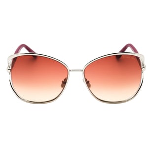 Tom Ford Marta Shiny Palladium Silver Solglasögon