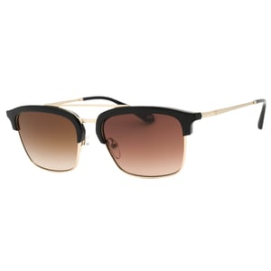 Emporio Armani Matte Pale Gold Frame Brown Gradient Lensed Sunglasses