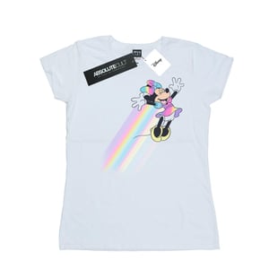 Disney Dames/Dames Minnie Mouse Whoosh Katoenen T-Shirt (Wit)