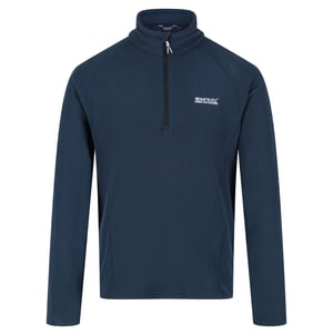 Regatta Great Outdoors Mens Kenger Half Zip Honeycomb Fleece för män (Moonlight Denim)