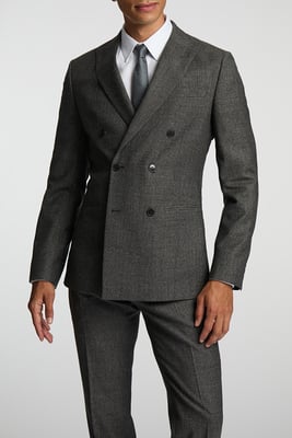 Alexandre Of England Tailored Fit Flannel Check Jacket