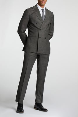 Alexandre Of England Tailored Fit Flannel Check Jacket