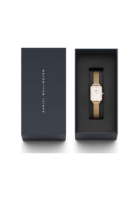 Daniel Wellington DW00100556 Ladies Quadro Pressed Evergold Gold 20mm Watch