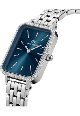 Daniel Wellington DW00100670 Ladies Quadro Lumine Silver 20mm Watch