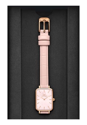 Daniel Wellington DW00100508 Ladies Quadro Rouge Rose Gold 20mm Watch