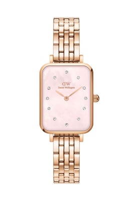 Daniel Wellington DW00100621 Ladies Quadro Link Rose Gold 20mm Watch