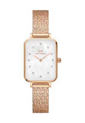 Daniel Wellington DW00100578 Ladies Quadro Lumine Rose Gold 20mm Watch