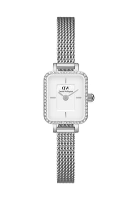 Daniel Wellington DW00100732 Ladies Quadro Mini Lumine Silver 15mm Watch
