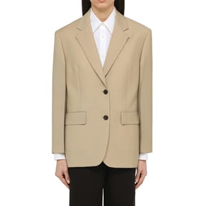 Prada touwkleurige blazer