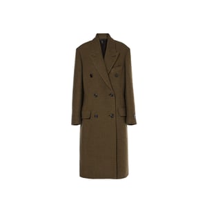 Acne Studios geruite jas van wolmix met dubbele rij knopen