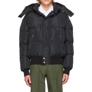 Alexander McQueen wolmix gewatteerde bomberjack