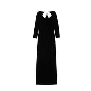 Saint Laurent fluwelen lange jurk