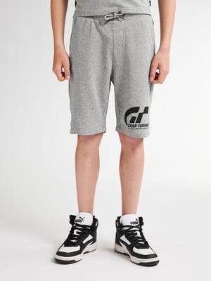 Petrol Industries - Jongens Jogging Short Gran Turismo Speedway - Grijs